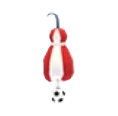 Denmark Soccer Earrings