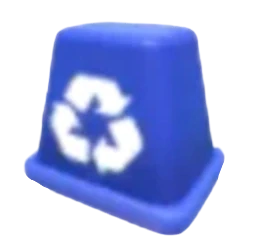 Eco Blue Recycling Bin Hat