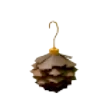 Eco Brown Pinecone Earrings