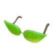 Eco Green Leaf Glasses