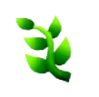 Eco Green Vine Barrette