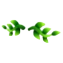 Eco Green Vine Mustache