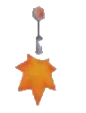 Eco Orange Maple Earrings