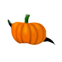 Eco Orange Pumpkin Eyepatch
