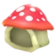 Eco Red Mushroom Hood