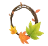 Fall Wreath Necklace