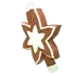 Gingerbread Star Eye Patch