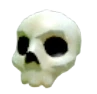 Halloween White Skull Hat