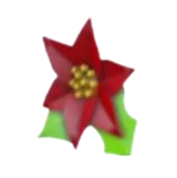 Poinsettia Hair Clip