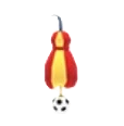 Spain Soccer Earrings