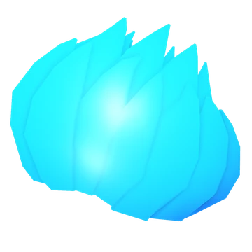 Spiky Blue Hair