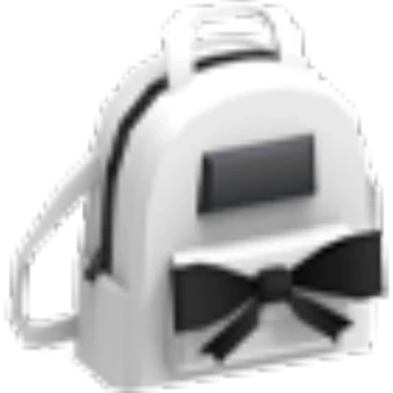 White Designer Backpack