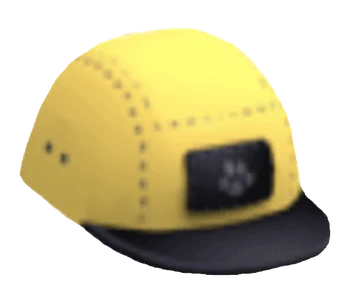Yellow 5 Panel Cap