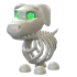 Halloween White Skeleton Dog