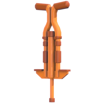 Orange Pogostick