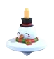 Spinning Top Flying Disc