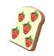 Strawberry Toast Flying Disc