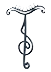 Treble Clef Pogo Stick