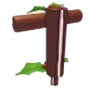 Yule Log Pogo Stick