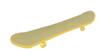 Gold Skateboard
