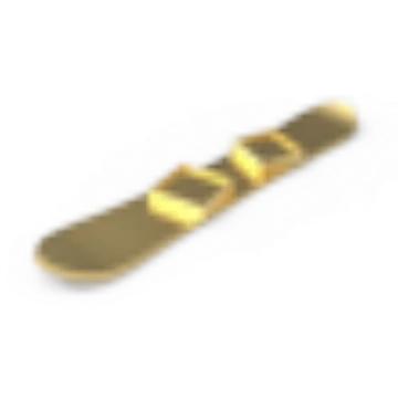 Gold Snowboard
