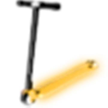 Neon Orange Scooter