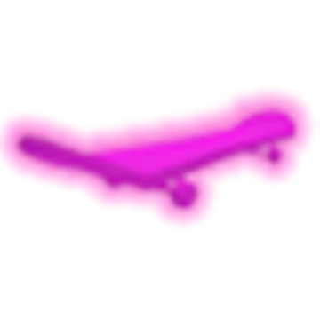 Neon Pink Skateboard