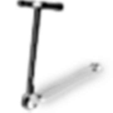 Neon White Scooter