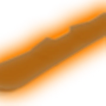 Orange Neon Snowboard