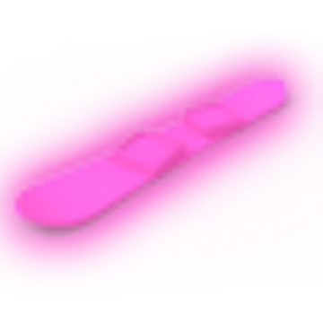 Pink Neon Snowboard