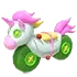 Unicorn Zombie Ponycycle